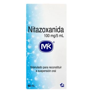 NITAZOXANIDA 100 MG SUSPENSION 60 ML MK