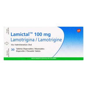 Lamictal Dispersa 100 Mg 30 Tabletas (A)(M)43800