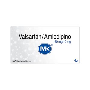 Valsart?n Amlodipino 160/10 Mg 30 Tabletas