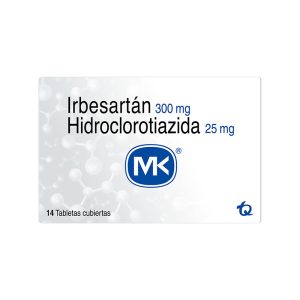 Irbesart?n Hct 300+25 Mg 14 Tabletas Mk