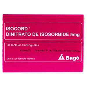 ISOCORD SUBLING 5 MG 20 TABLETAS