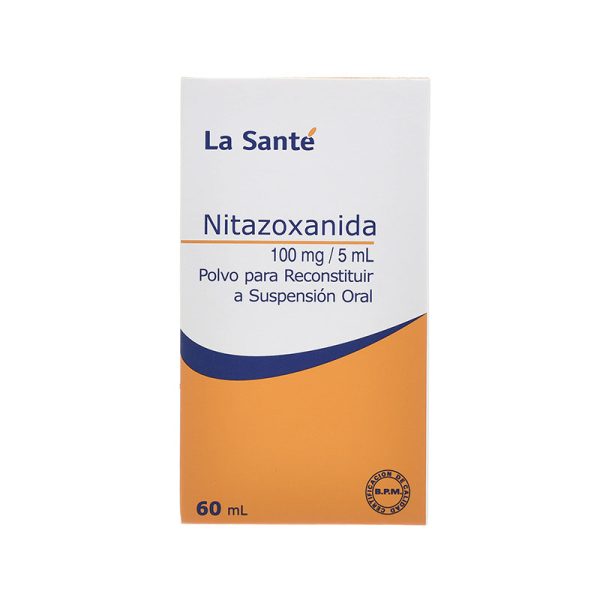 Nitazoxanida 100 Mg Suspension 60 Ml Ls