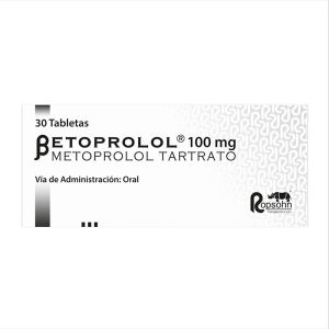 BETOPROLOL 100 MG 30 TABLETAS