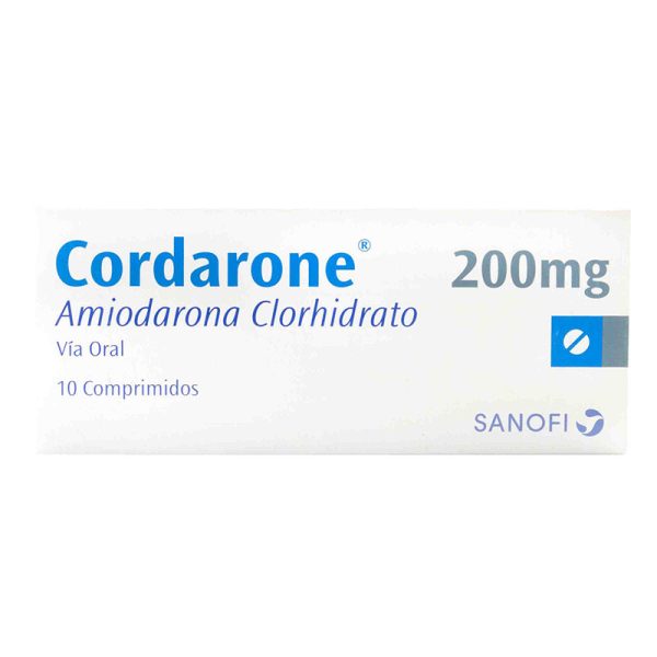Cordarone 200 Mg 10 Tabletas (A)(Pae)