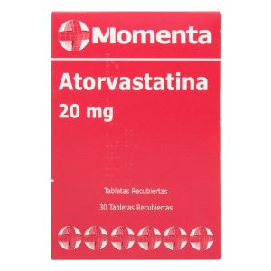 ATORVASTATINA 20 MG. 30 TBS MOMENTA