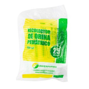 Recolector Orina Pedi?trica Bolsa Invisible 25 Unidades