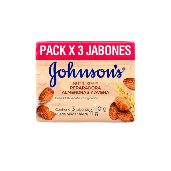 3 JABON JJ ADULTO AVENA 110 GR