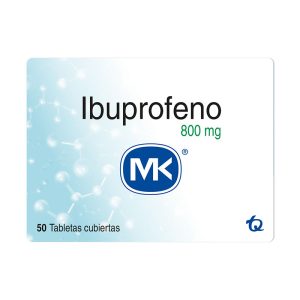 IBUPROFENO 800 MG 50 TABLETAS MK
