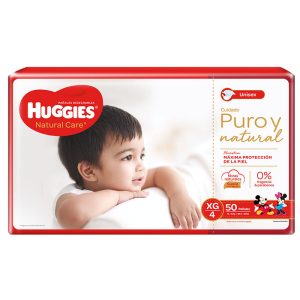 Pa?al Huggies Natural Care Unisex Xg Etapa 4 50 Unidades