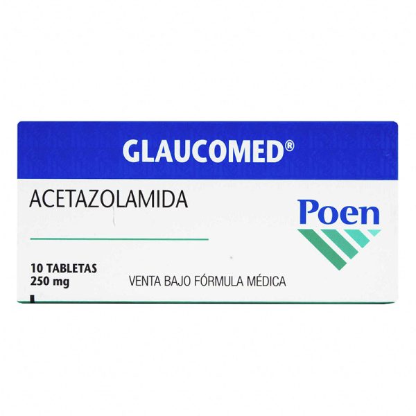 GLAUCOMED 250 MG 10 TABLETAS