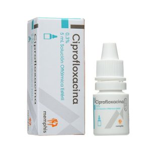 CIPROFLOXACINA 0.3%GOTAS OFTAL.5ML MP
