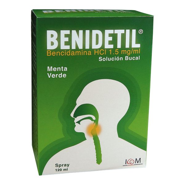 BENIDETIL 1.5MG MENT 120 ML SPR ICOM