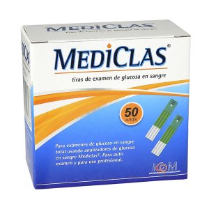 TIRAS REACTIV GLUCOM.MEDICLAS 50UND ICOM