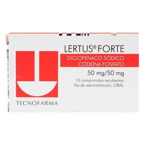 LERTUS FORTE 50 MG 10 COMPRIMIDOS