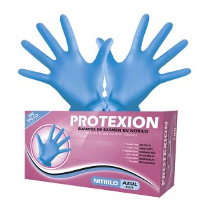 GUANTE EXAMEN NITRILO PROTEX T.S 100 UND