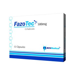 FAZOTEC 500 MG 12 CAPSULAS