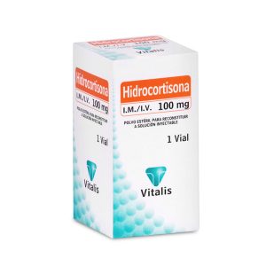 HIDROCORTISONA 100 MG 1 AMPOLLA VT
