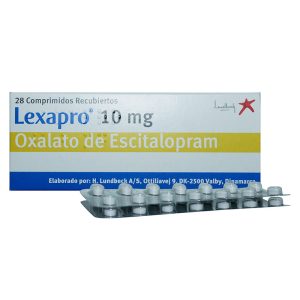 LEXAPRO 10 MG 28 TABLETAS (3%+)(A)(PAE)