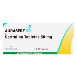 SERTRALINA AURASERT 50 MG 28 TABLETAS