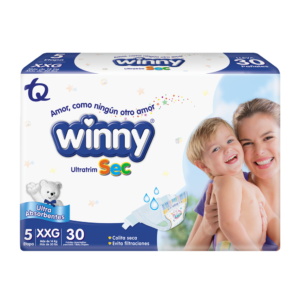 PAÑAL WINNY ULTRATRIM SEC ET 5 BOLX 30 UDS