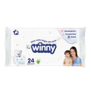 WINNY TOALLITA ALOE X 24 UDS