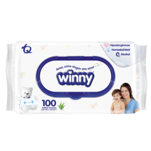 WINNY TOALLITAS ALOE 100 UDS
